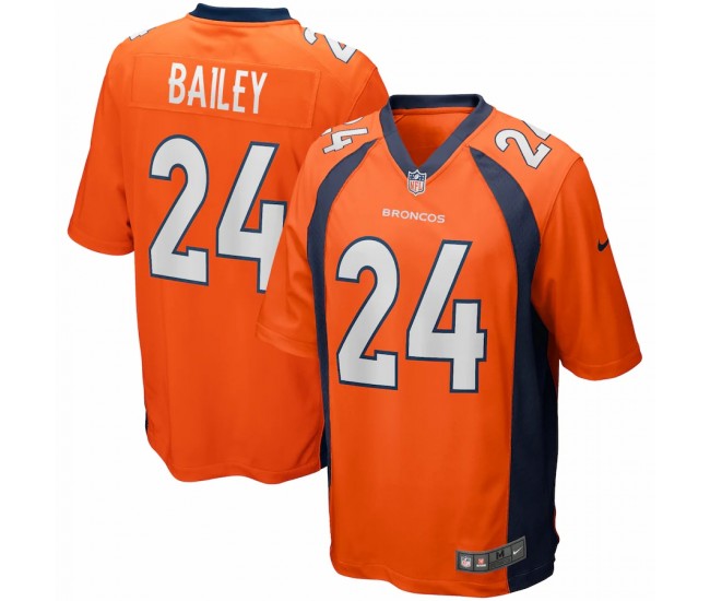 Denver Broncos Champ Bailey Men's Nike Orange Game Retired Player Jersey