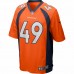 Denver Broncos Dennis Smith Men's Nike Orange Game Retired Player Jersey