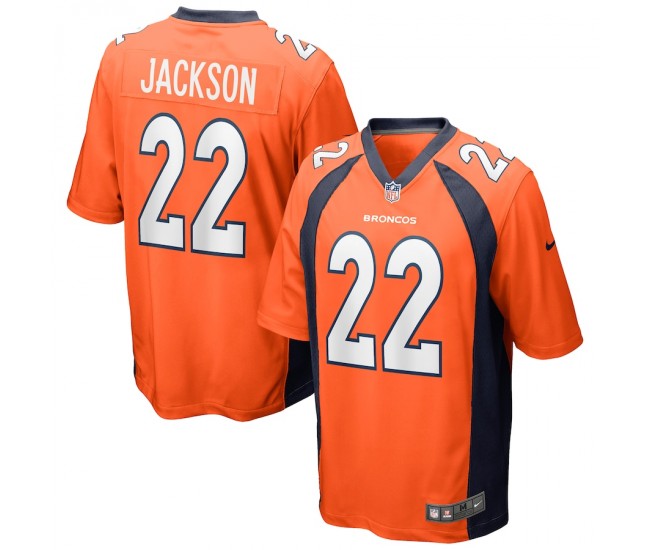 Denver Broncos Kareem Jackson Men's Nike Orange Game Jersey