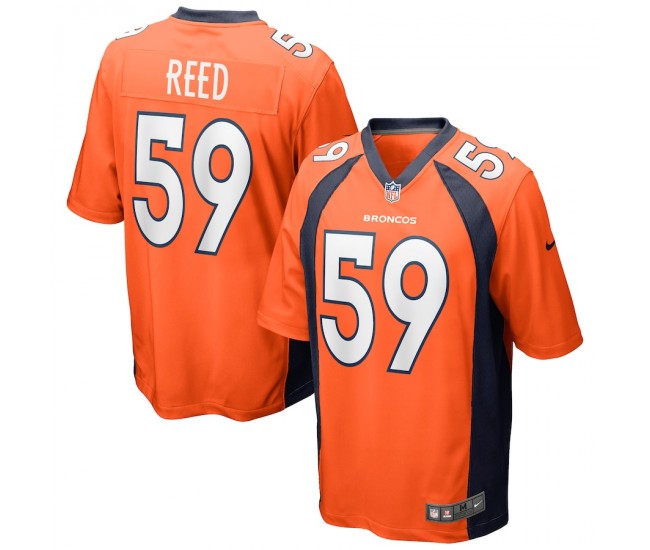 Denver Broncos Malik Reed Men's Nike Orange Game Jersey