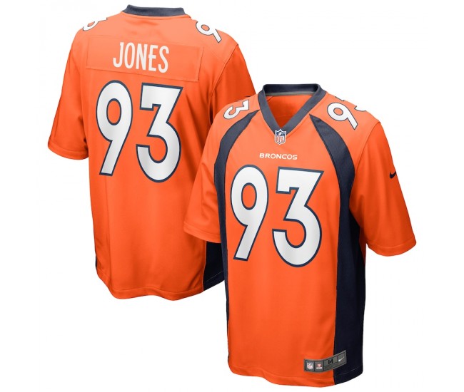 Denver Broncos Dre'Mont Jones Men's Nike Orange Game Jersey