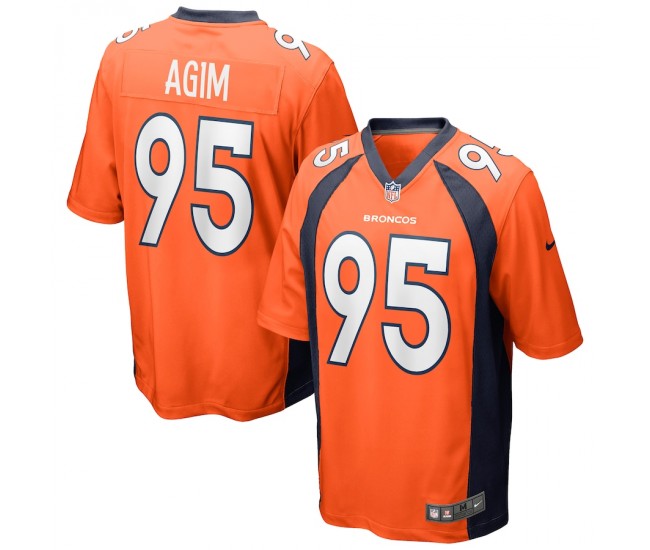 Denver Broncos McTelvin Agim Men's Nike Orange Game Jersey
