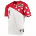 AFC John Elway Men's Mitchell & Ness White/Red 1995 Pro Bowl Authentic Jersey