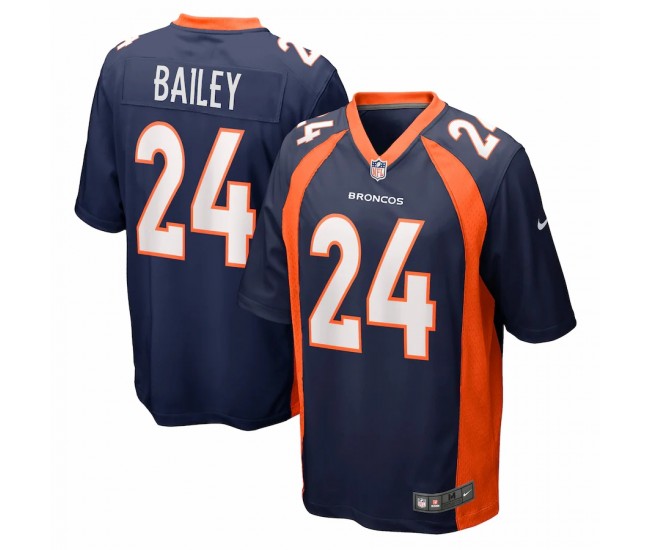Denver Broncos Champ Bailey Men's Nike Navy Retired Player Jersey