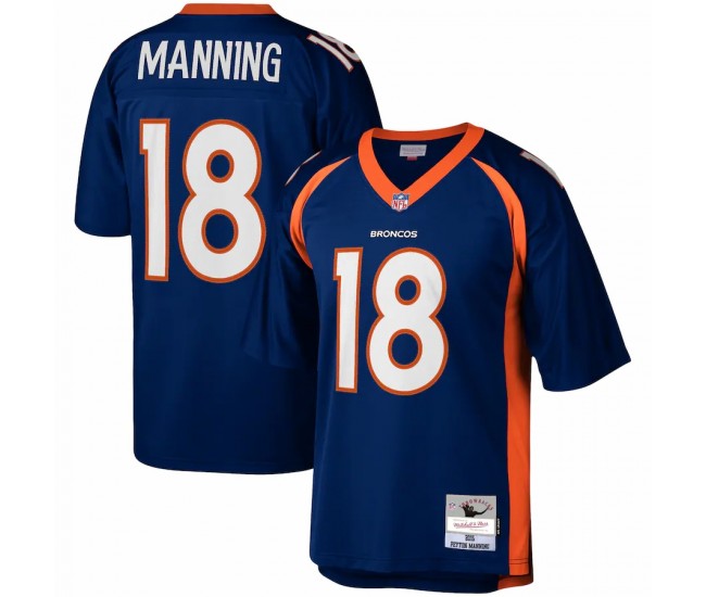 Denver Broncos Peyton Manning Men's Mitchell & Ness Navy 2015 Legacy Replica Jersey