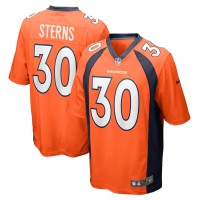 Denver Broncos Caden Sterns Men's Nike Orange Game Jersey