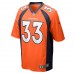 Denver Broncos Javonte Williams Men's Nike Orange Player Game Jersey