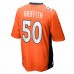 Denver Broncos Jonas Griffith Men's Nike Orange Game Jersey