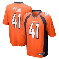Denver Broncos Kenny Young Men's Nike Orange Game Jersey