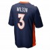 Denver Broncos Russell Wilson Men's Nike Navy Alternate Game Jersey