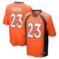 Denver Broncos Ronald Darby Men's Nike Orange Player Game Jersey