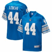 Detroit Lions Dick LeBeau Men's NFL Pro Line Royal Replica Retired Player Jersey