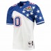 NFC Barry Sanders Men's Mitchell & Ness White/Blue 1994 Pro Bowl Authentic Jersey
