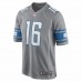 Detroit Lions Jared Goff Men's Nike Silver Game Jersey