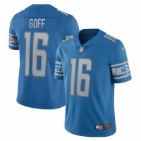 Detroit Lions Jared Goff Men's Nike Blue Vapor Limited Jersey