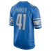 Detroit Lions AJ Parker Men's Nike Blue Game Jersey