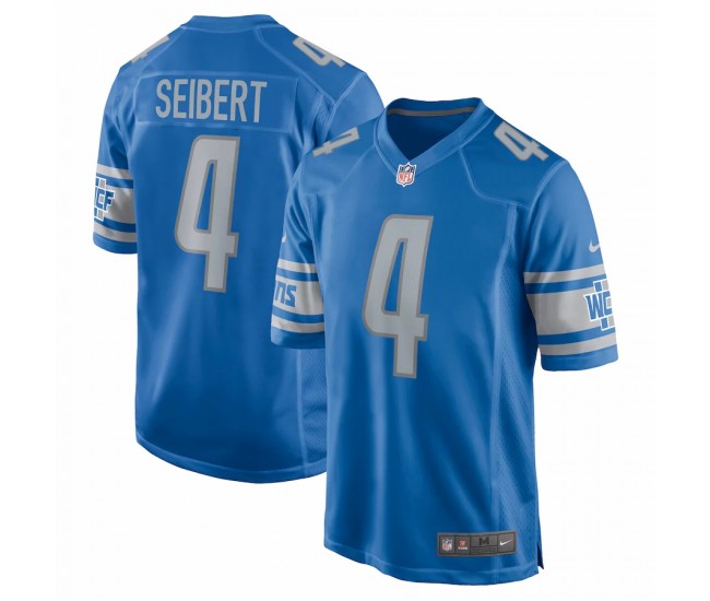 Detroit Lions Austin Seibert Men's Nike Blue Game Player Jersey