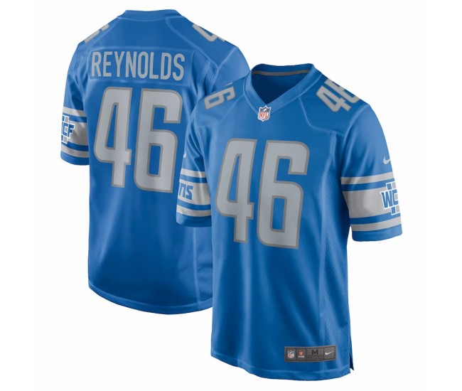 Detroit Lions Craig Reynolds Men's Nike Blue Game Player Jersey