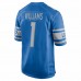 Detroit Lions Jameson Williams Men's Nike Blue 2022 NFL Draft First Round Pick Player Game Jersey