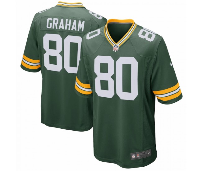 Green Bay Packers Jimmy Graham Men's Nike Green Game Jersey