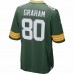 Green Bay Packers Jimmy Graham Men's Nike Green Game Jersey