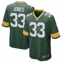 Green Bay Packers Aaron Jones Men's Nike Green Game Jersey