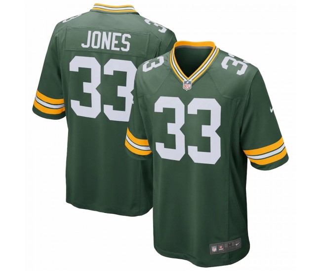 Green Bay Packers Aaron Jones Men's Nike Green Game Jersey