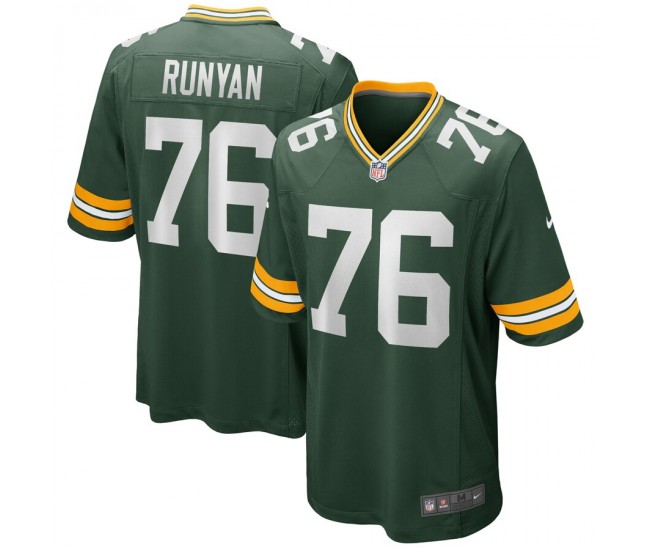Green Bay Packers Jon Runyan Men's Nike Green Player Game Jersey