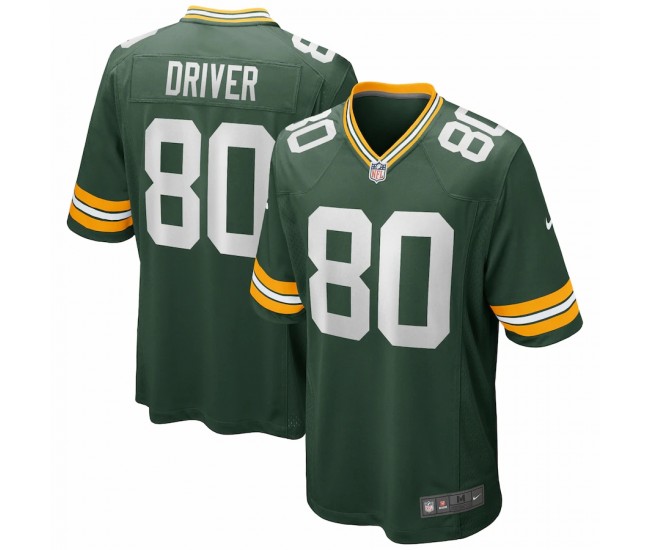 Green Bay Packers Donald Driver Men's Nike Green Game Retired Player Jersey