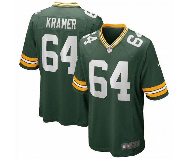 Green Bay Packers Jerry Kramer Men's Nike Green Game Retired Player Jersey