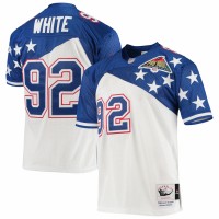 NFC Reggie White Men's Mitchell & Ness White/Blue 1995 Pro Bowl Authentic Jersey