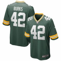 Green Bay Packers Oren Burks Men's Nike Green Game Jersey