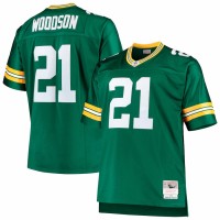 Green Bay Packers Charles Woodson Men's Mitchell & Ness Green Big & Tall 2010 Retired Player Replica Jersey