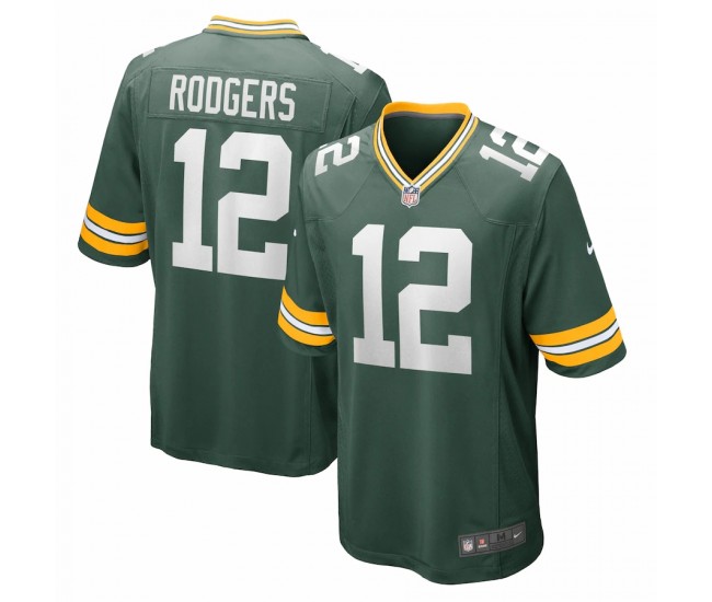 Green Bay Packers Aaron Rodgers Men's Nike Green Game Team Jersey