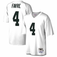 Green Bay Packers Brett Favre Men's Mitchell & Ness White 2001 Legacy Replica Jersey