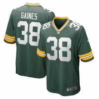 Green Bay Packers Innis Gaines Men's Nike Green Game Jersey