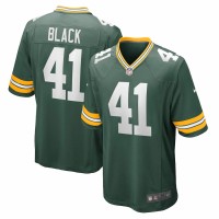 Green Bay Packers Henry Black Men's Nike Green Game Player Jersey