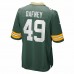 Green Bay Packers Dominique Dafney Men's Nike Green Game Jersey