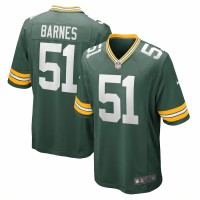 Green Bay Packers Krys Barnes Men's Nike Green Game Player Jersey