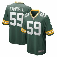 Green Bay Packers De'Vondre Campbell Men's Nike Green Game Jersey