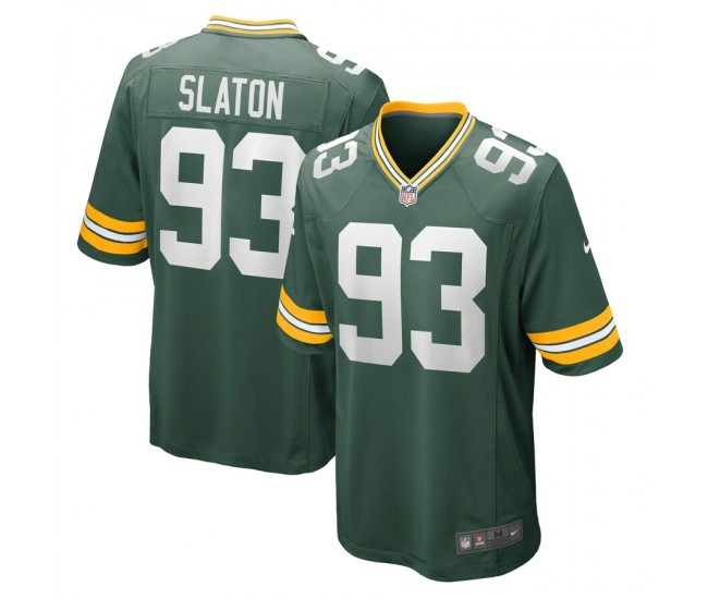 Green Bay Packers T.J. Slaton Men's Nike Green Game Jersey
