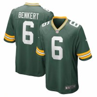 Green Bay Packers Kurt Benkert Men's Nike Green Player Game Jersey