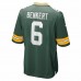Green Bay Packers Kurt Benkert Men's Nike Green Player Game Jersey
