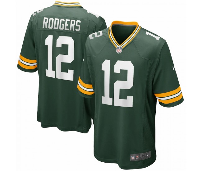 Green Bay Packers Aaron Rodgers Men's Nike Green Game Player Jersey