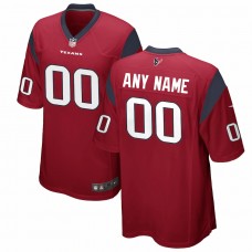 Houston Texans Men's Nike Red Alternate Custom Game Jersey