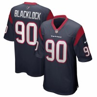 Houston Texans Ross Blacklock Men's Nike Navy Player Game Jersey
