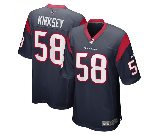 Houston Texans Christian Kirksey Men's Nike Navy Game Jersey