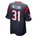 Houston Texans Steven Nelson Men's Nike Navy Game Jersey
