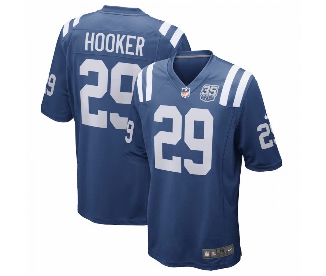 Indianapolis Colts Malik Hooker Men's Nike Royal 35th Season Game Jersey