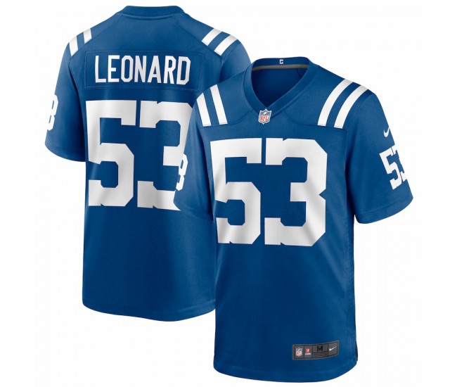 Indianapolis Colts Darius Leonard Men's Nike Royal Game Player Jersey